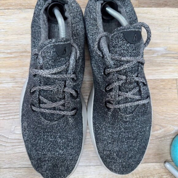 Allbirds Gray Merino Wool Runners Sneakers Men's Size 12 - Picture 2 of 7